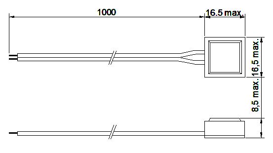 Botão de pânico membrana chave de piso com fita adesiva Imagem 3