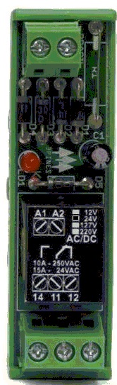 Acoplador a Rele AA1RF12V 10A/15A 1REV. 12VAC/VCC Imagem 3